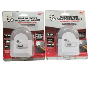 2 Emergency Light & Chargers